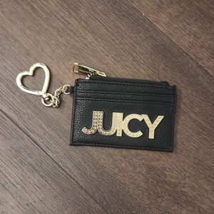 Juicy Couture Black and Gold Card Holder